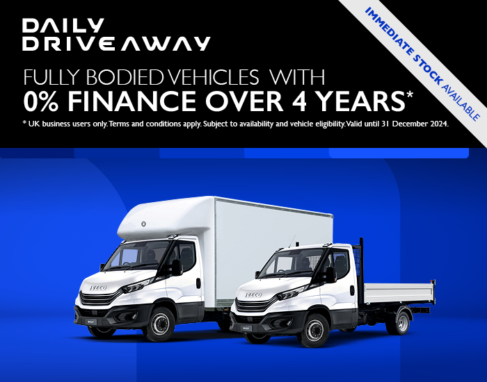 DAILY DRIVEAWAY WITH 0% FINANCE